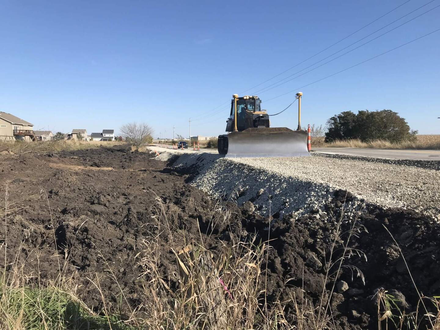 19th St & County Line Grading